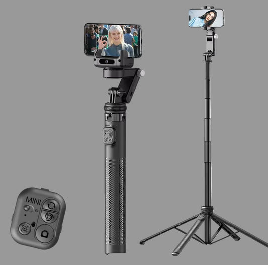 C16 - Nordic Smarts - AI Face Tracking Tripod – Perfekt for YouTube,TikTok & Reels (Kopi)