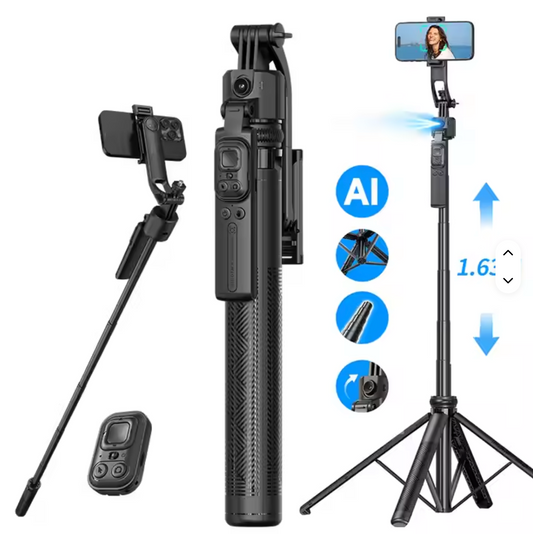 C17 - Nordic Smarts - AI Face Tracking Tripod – Perfekt for YouTube,TikTok & Reels