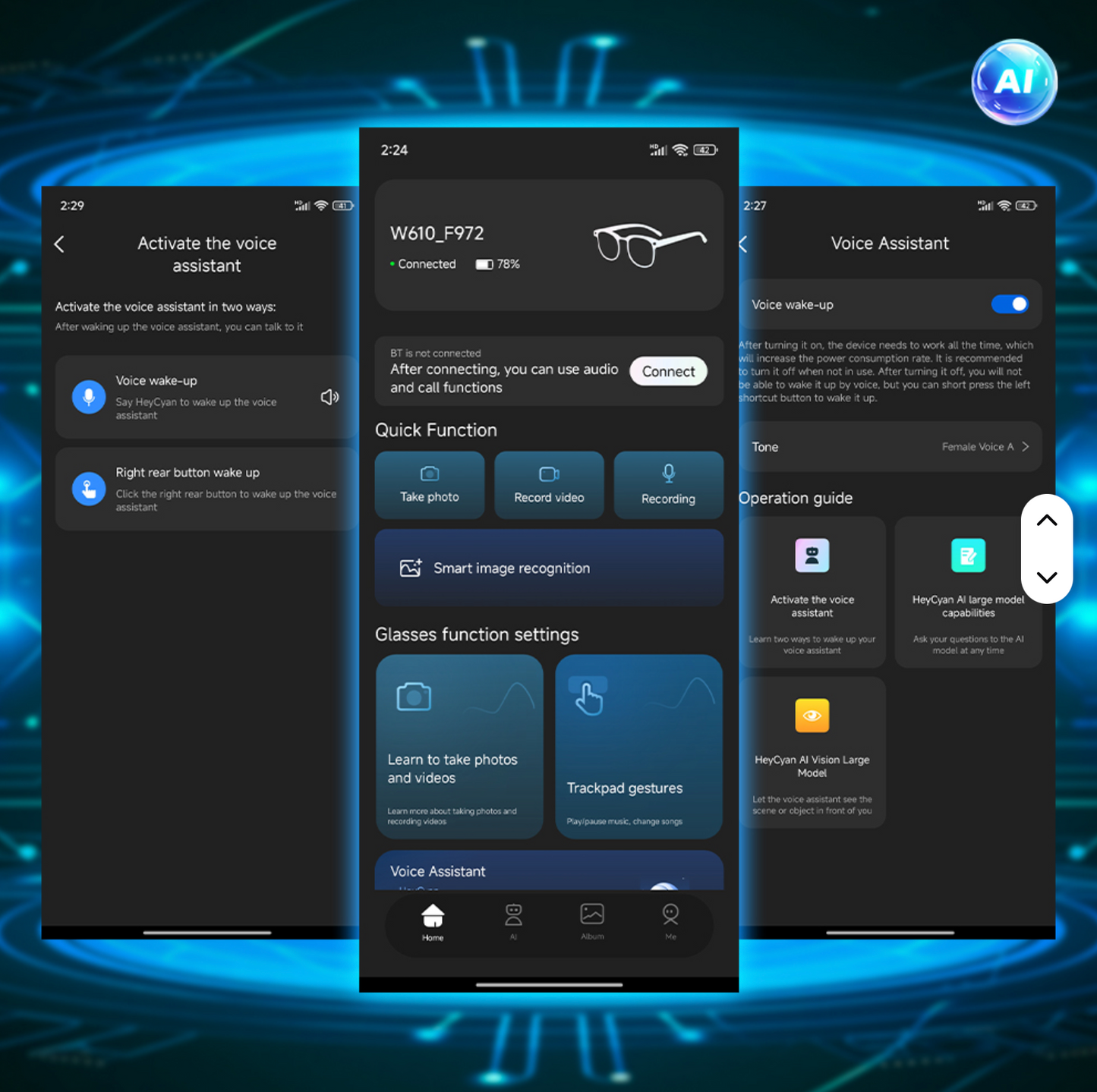Nordic Smarts AI – Smartbriller med kamera, mic og høytalere